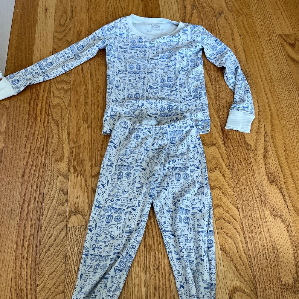 Joy Street Bay Area San Francisco Pajamas Set Size 6 - Picture 4 of 5